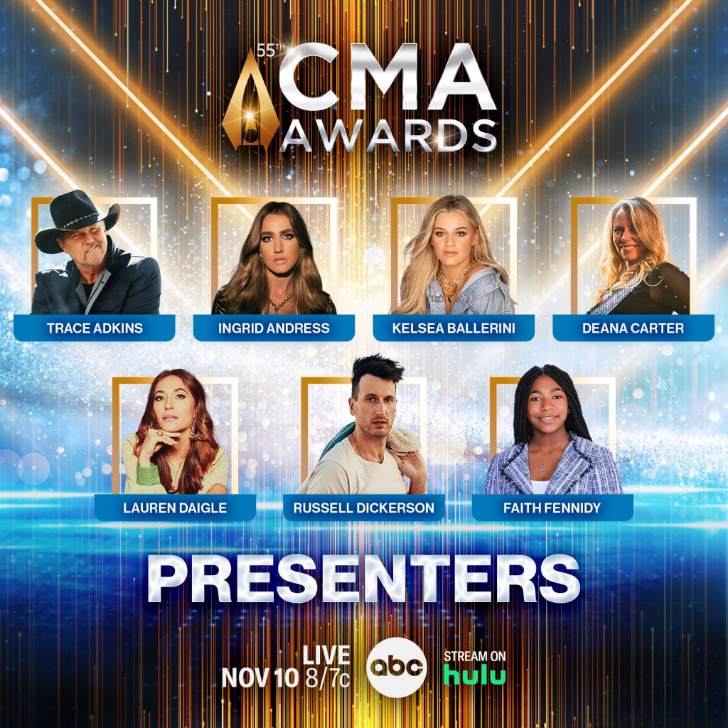 Presenters for the 55th Annual CMA Awards Announced 101.1 KRMD